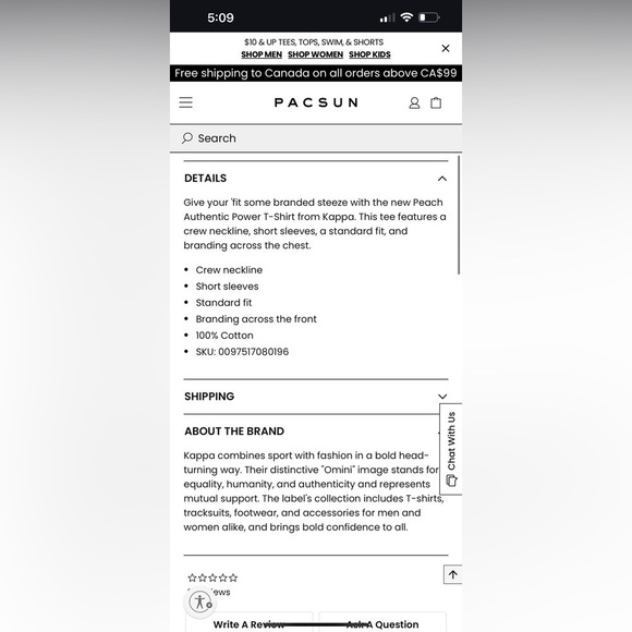 Kappa cotton t shirt - Picture 6 of 6